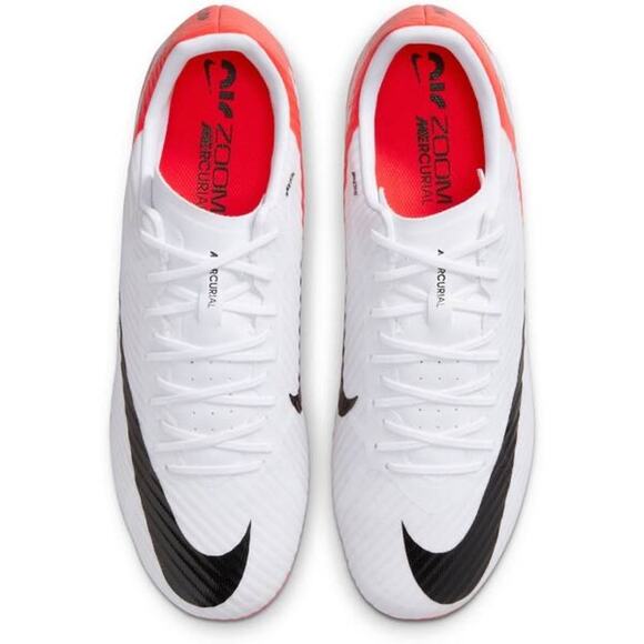 Nike Mens Zoom Vapor 15 Academy MG Soccer Cleats US 11.5 White Red DJ5631 NWOB main image 7